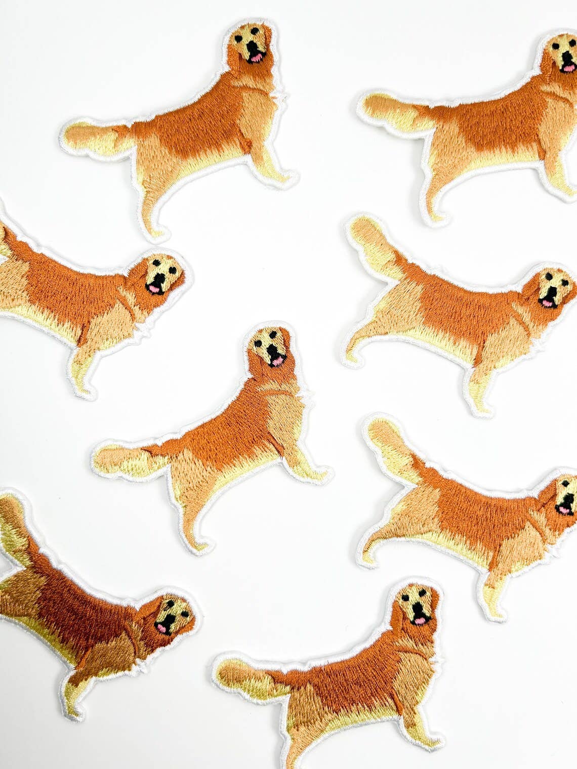 Golden Retriever or Labrador Patch Collection (Various) Embroidered Iron On Patches - Wander Together Outfitters