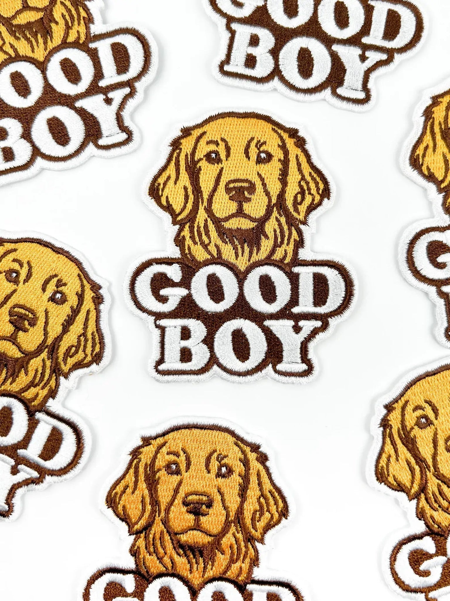 Good Boy Embroidered Iron On Patch - Wander Together Outfitters