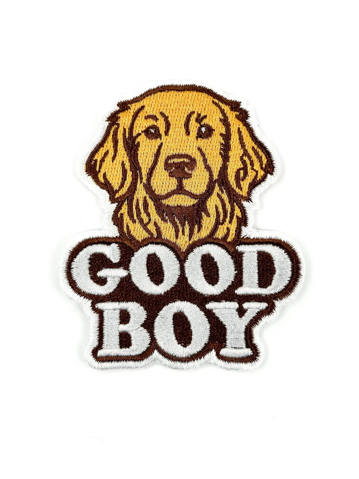 Good Boy Embroidered Iron On Patch - Wander Together Outfitters