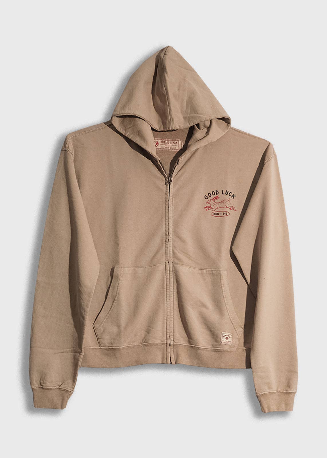 "Good Luck, Don't Die" Zip Hoodie - Wander Together Outfitters