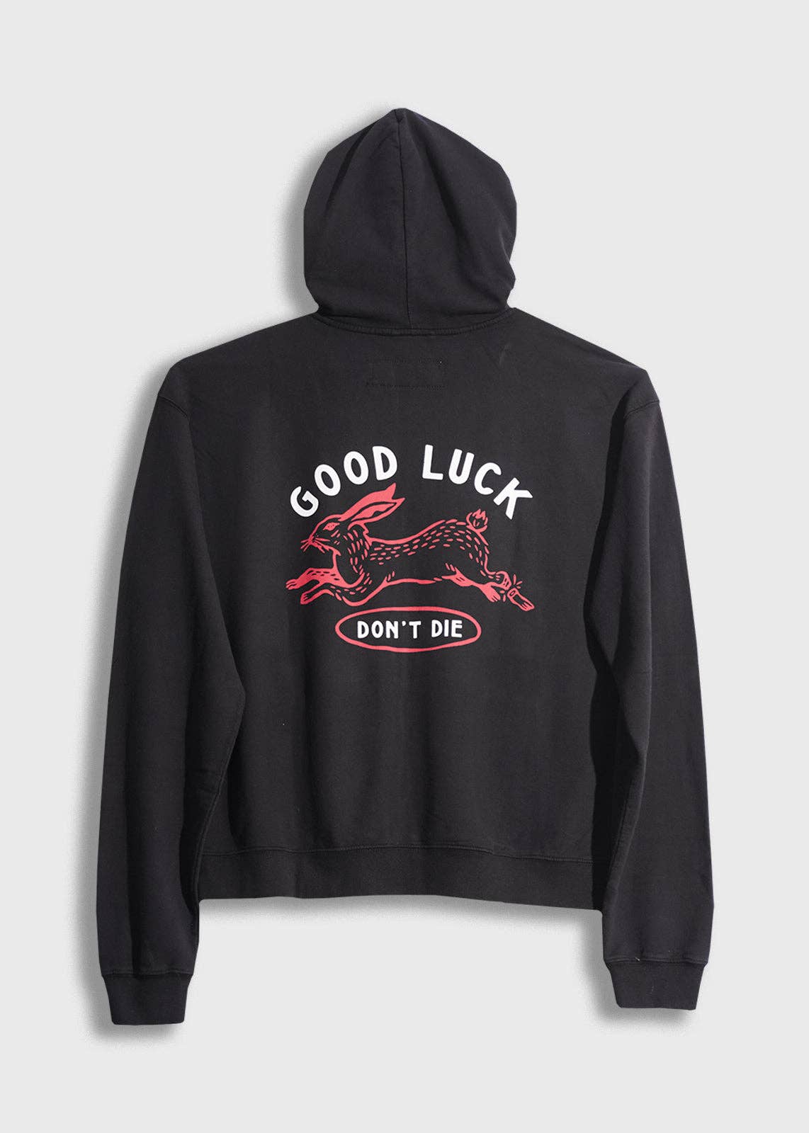 "Good Luck, Don't Die" Zip Hoodie - Wander Together Outfitters
