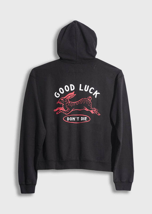 "Good Luck, Don't Die" Zip Hoodie - Wander Together Outfitters