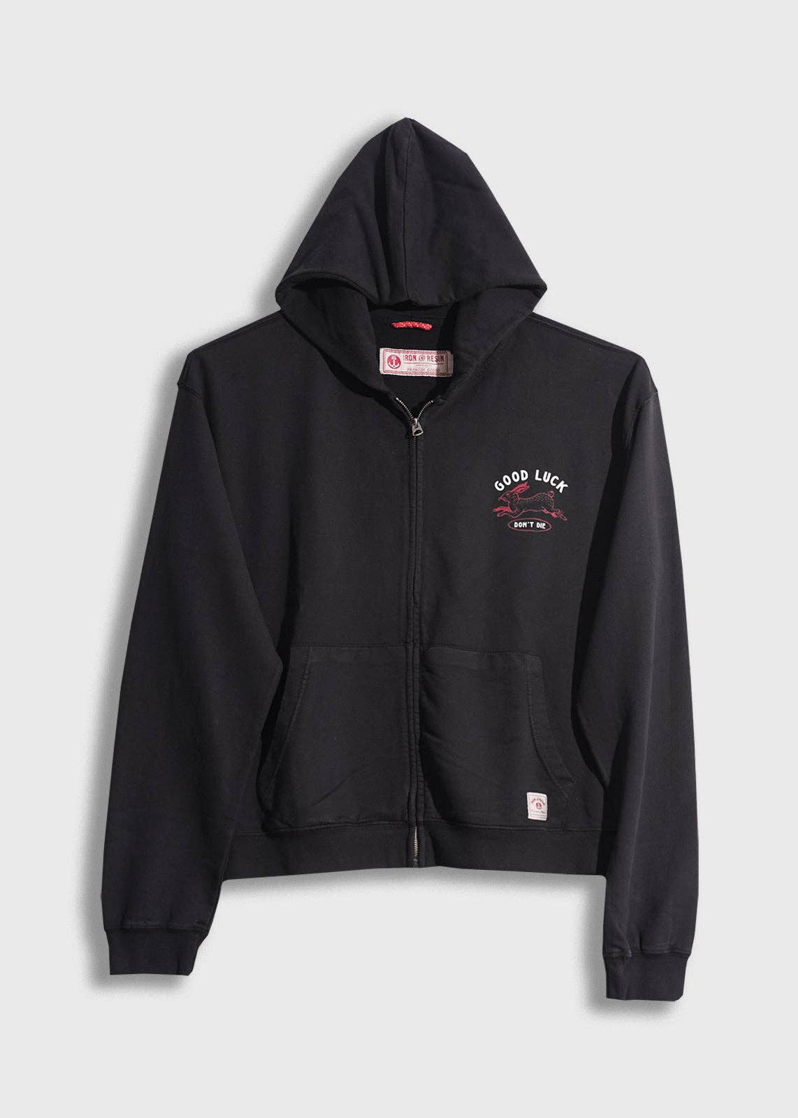 "Good Luck, Don't Die" Zip Hoodie - Wander Together Outfitters