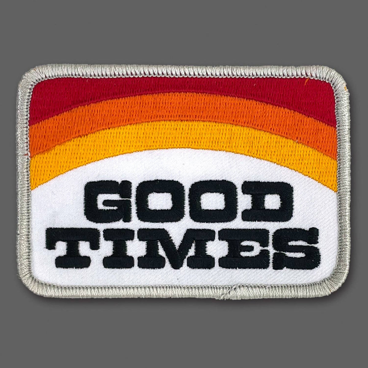 “Good Times” Embroidered Iron On Patch - Wander Together Outfitters