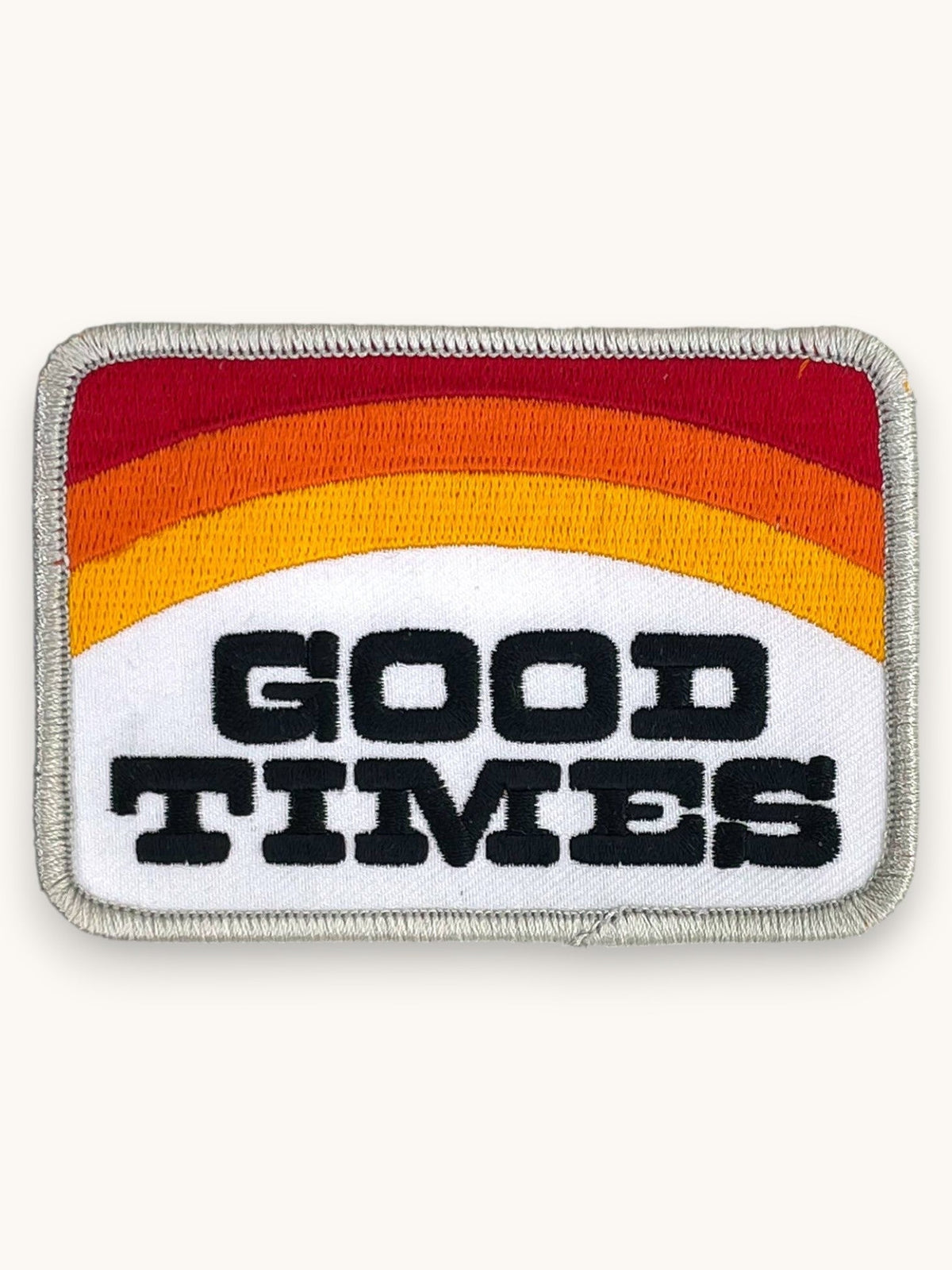 “Good Times” Embroidered Iron On Patch - Wander Together Outfitters