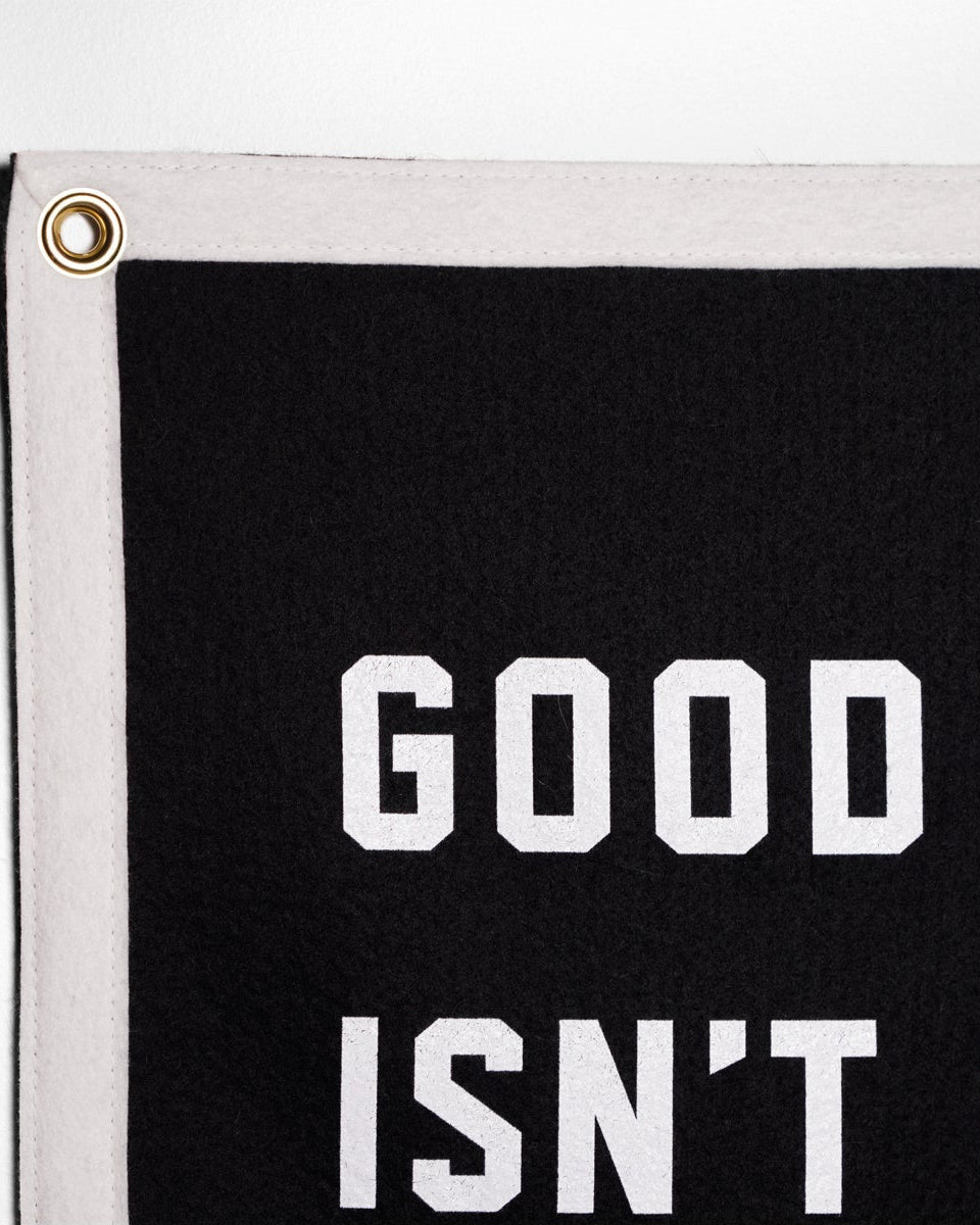 "Good Work Isn't Cheap" Camp Flag - Wander Together Outfitters