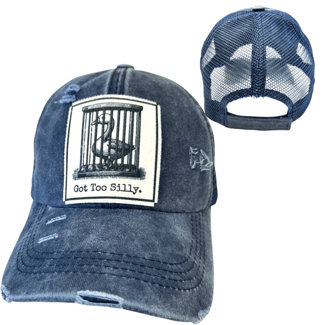 "Got Too Silly" Distressed Unisex Cap - Wander Together Outfitters