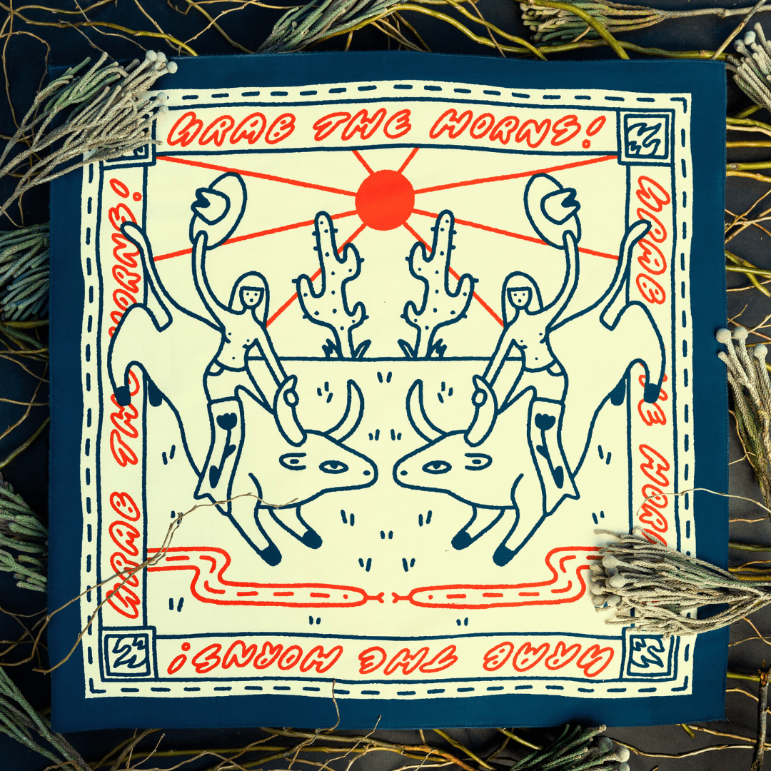 "Grab The Horns" Bandana - Wander Together Outfitters
