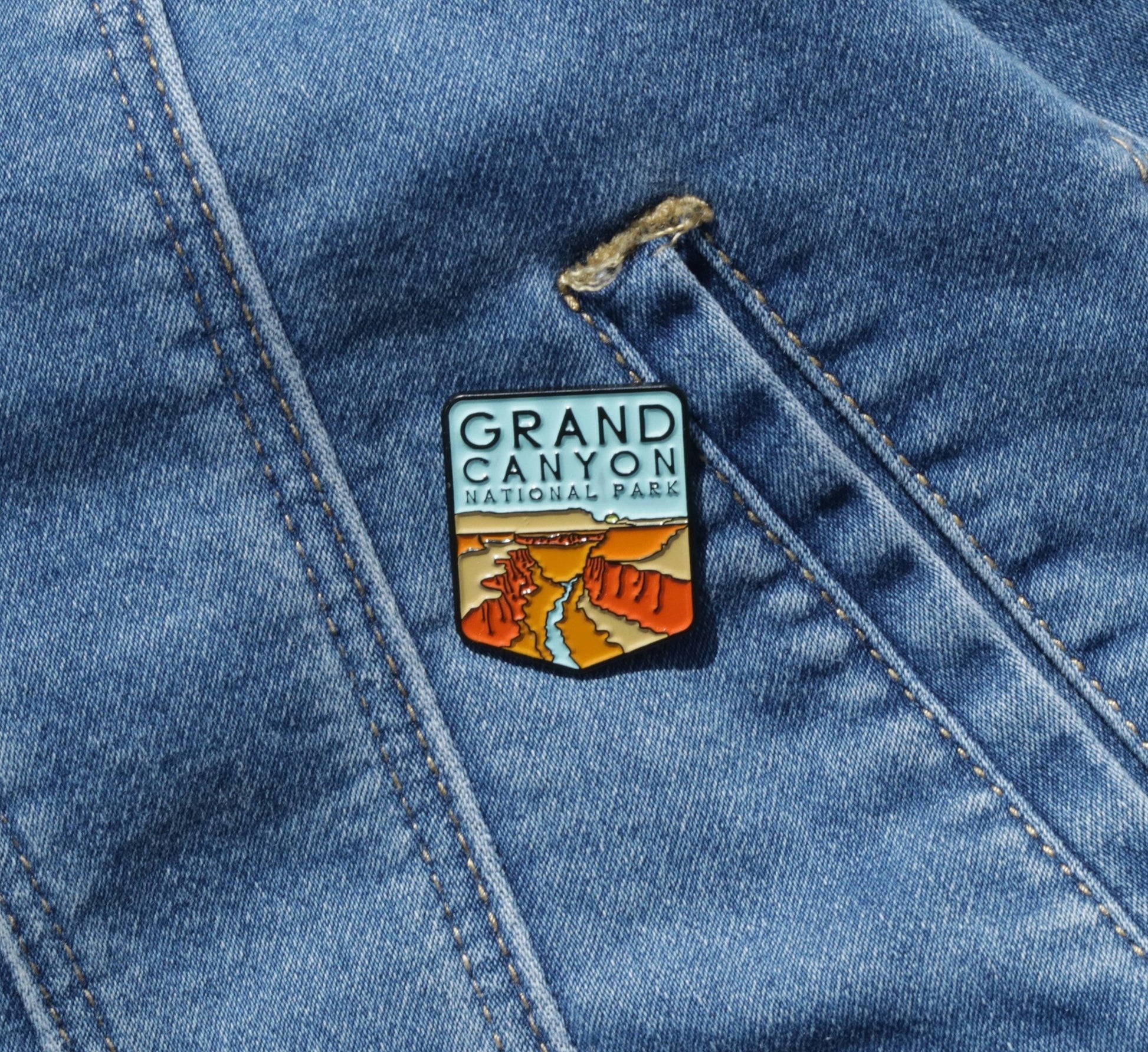 Grand Canyon National Park Enamel Lapel Pin - Wander Together Outfitters