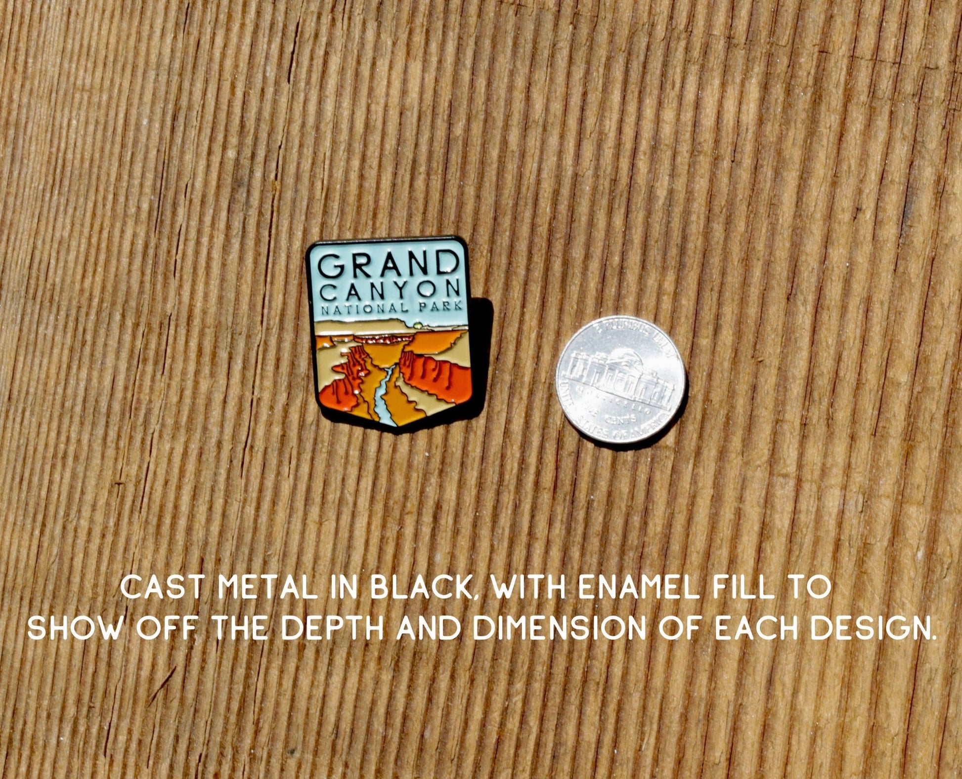 Grand Canyon National Park Enamel Lapel Pin - Wander Together Outfitters