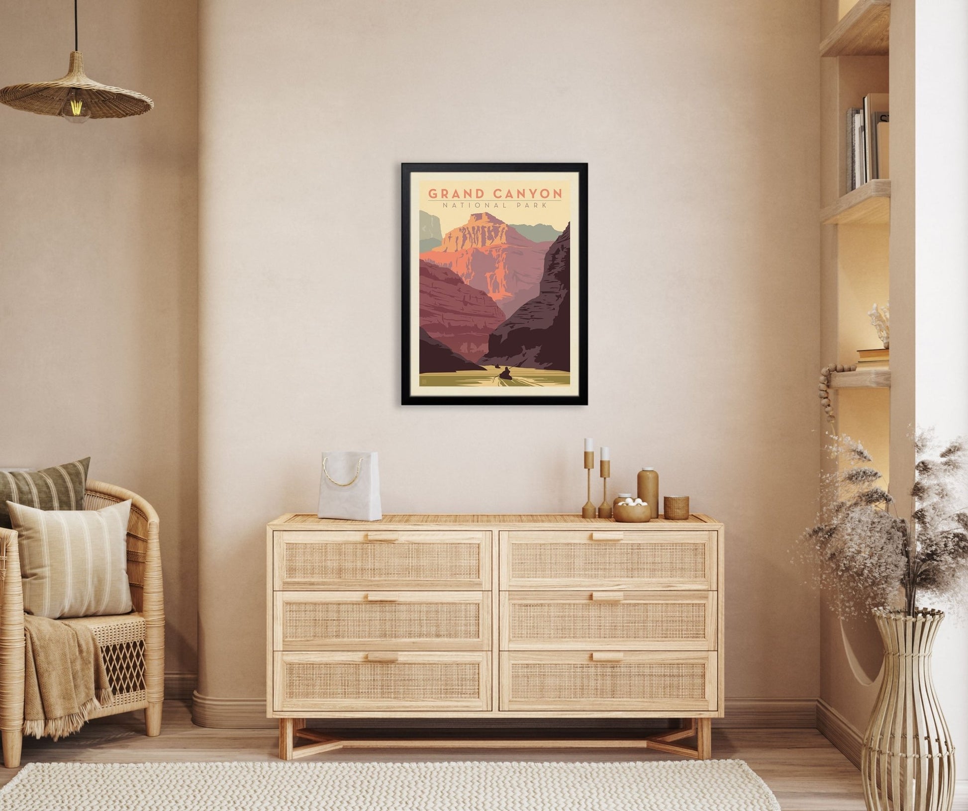 Grand Canyon National Park: Kayak Art Print - Wander Together Outfitters