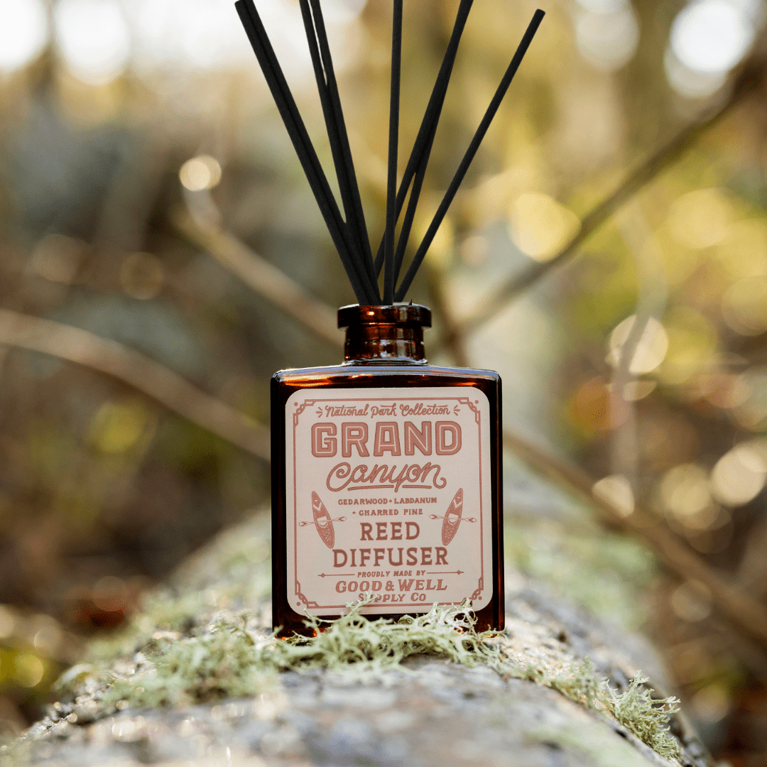Grand Canyon National Park Reed Diffuser (Pine, Cedarwood, Labdanum) - Wander Together Outfitters