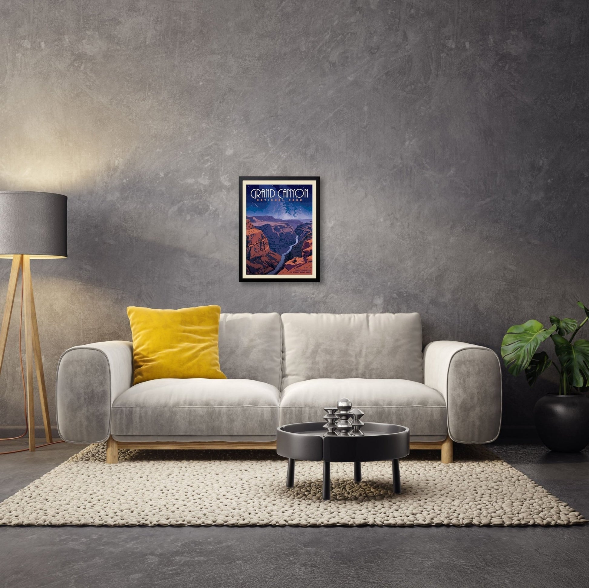 Grand Canyon National Park: Starry Night Art Print - Wander Together Outfitters