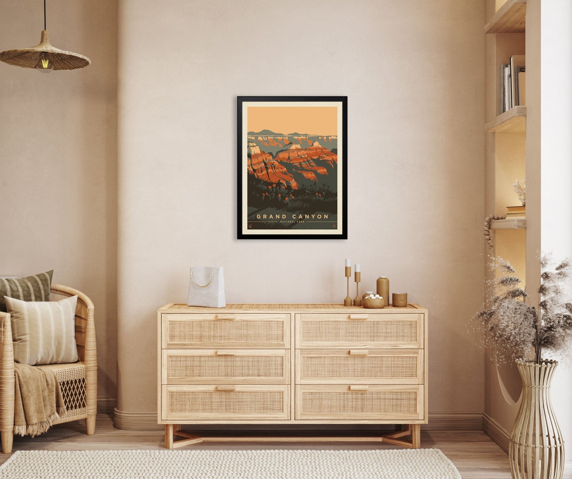 Grand Canyon National Park: Sunrise (63 National Parks) Art Print - Wander Together Outfitters