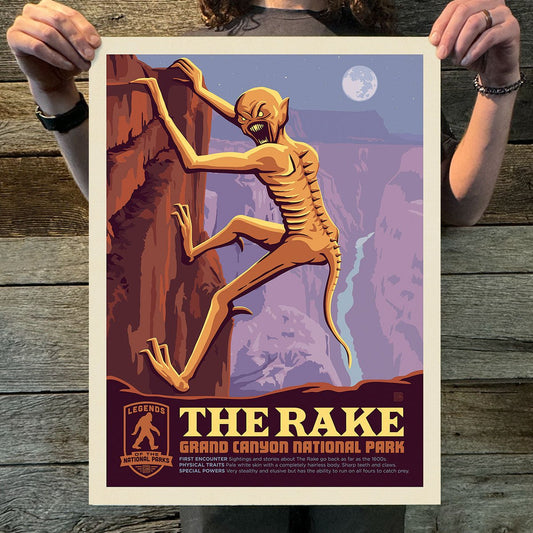 Grand Canyon National Park: The Rake (Legends & Monsters) Art Print - Wander Together Outfitters