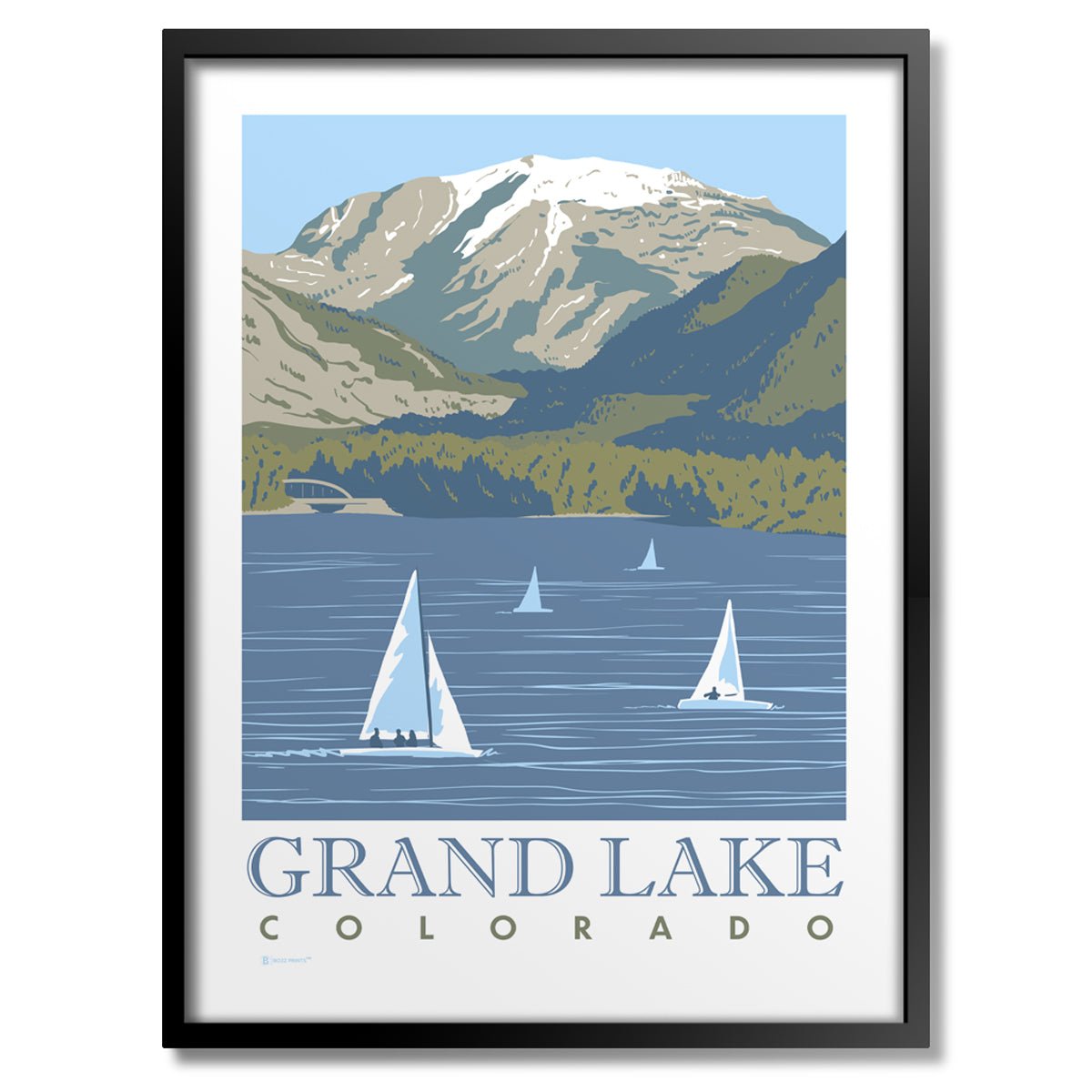 Grand Lake Colorado Print - Wander Together Outfitters