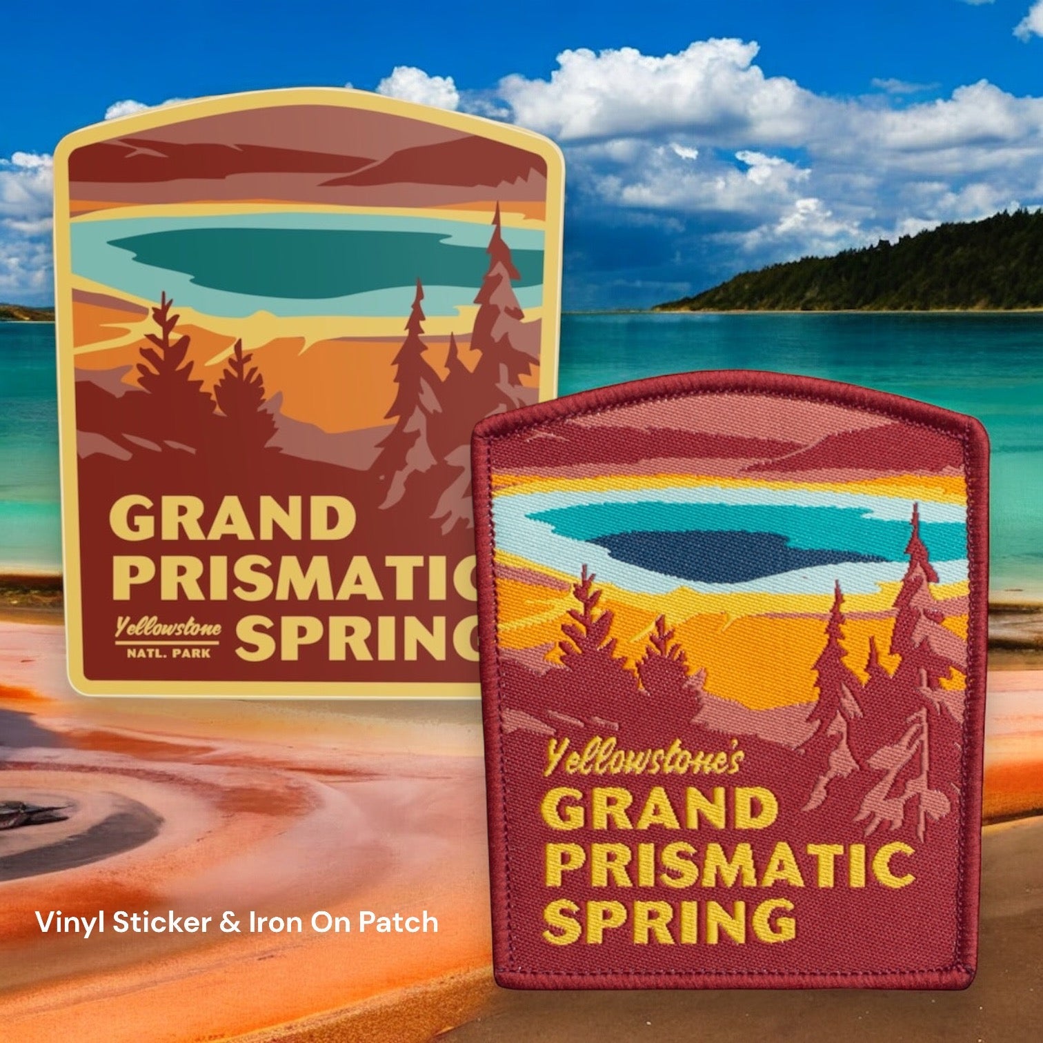 Grand Prismatic Spring Patch - Wander Together Outfitters