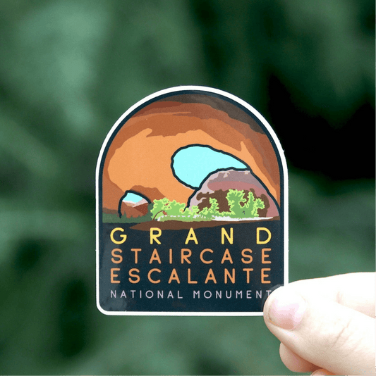 Grand Staircase Escalante Waterproof Vinyl Sticker - Wander Together Outfitters