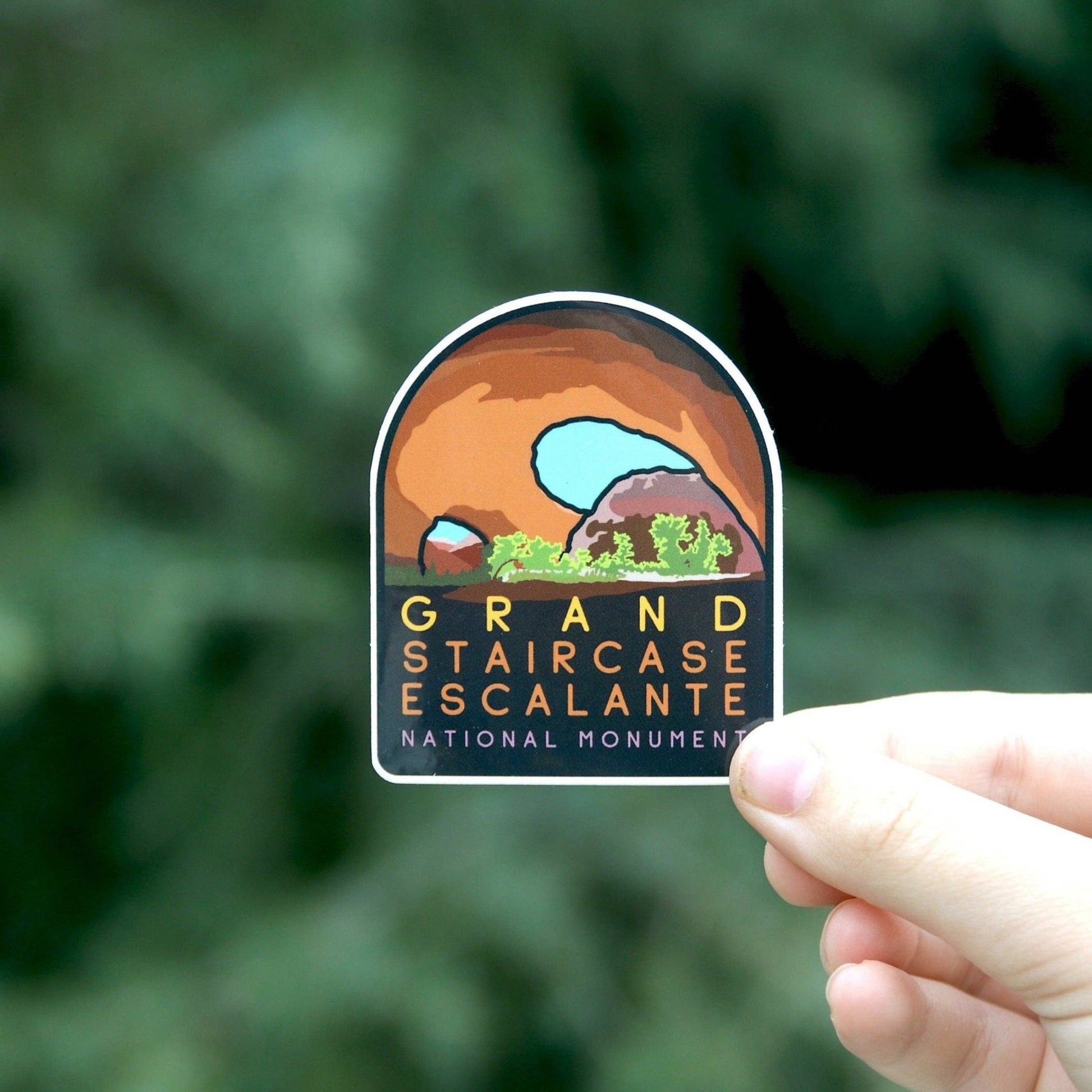 Grand Staircase Escalante Waterproof Vinyl Sticker - Wander Together Outfitters