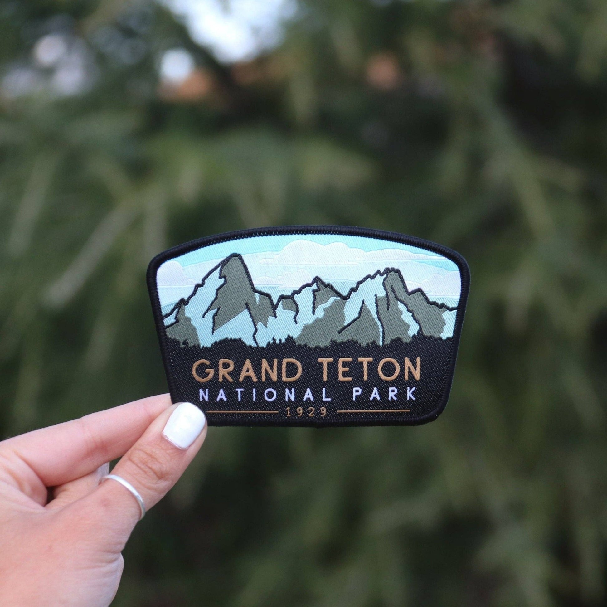 Grand Teton National Park - Iron On Patch - Wander Together Outfitters