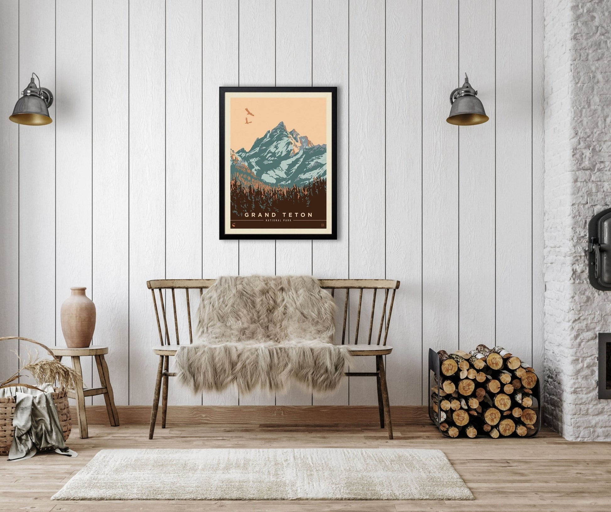 Grand Teton National Park: Morning Glory (63 National Parks) Art Print - Wander Together Outfitters