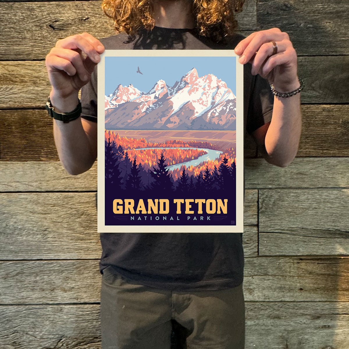Grand Teton National Park: Snake River Valley Art Print - Wander Together Outfitters