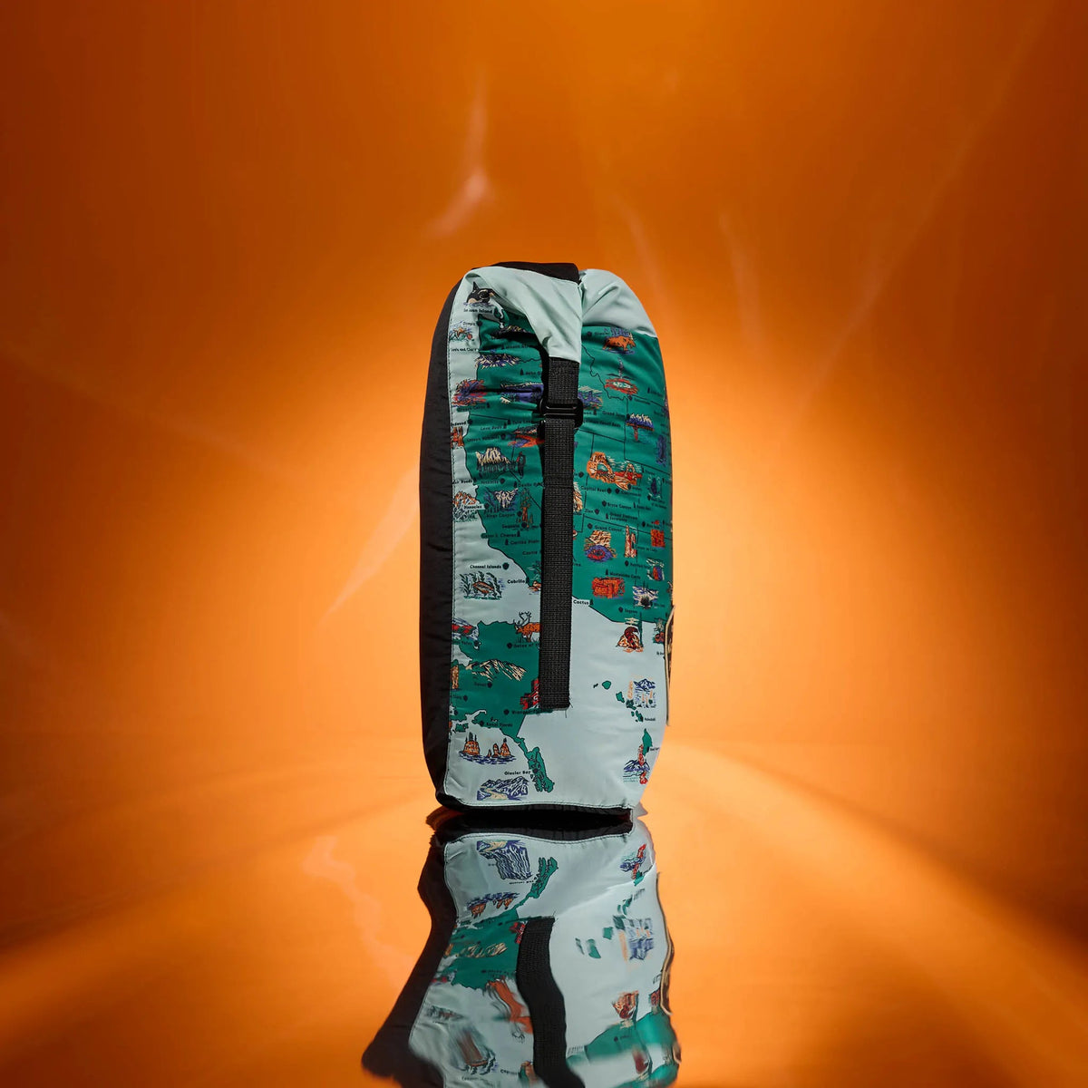 Graphene Puffer Sleeping Bag Blanket: National Parks and Monuments Map - Wander Together Outfitters