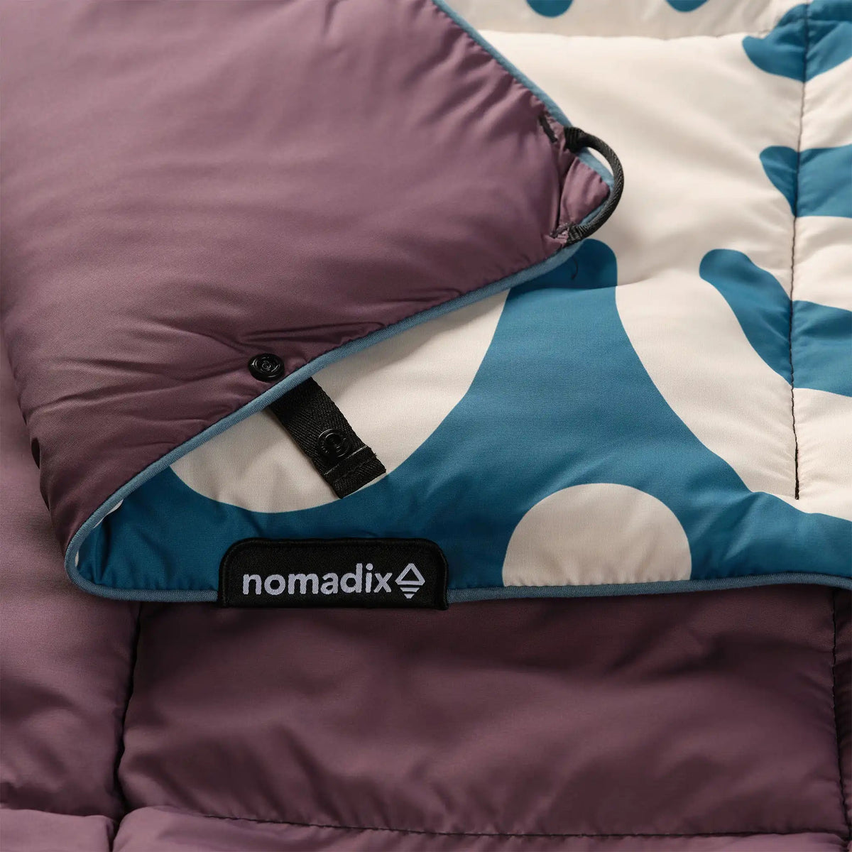Graphene Puffer Sleeping Bag Blanket: Whirlpool Teal Ocean - Wander Together Outfitters