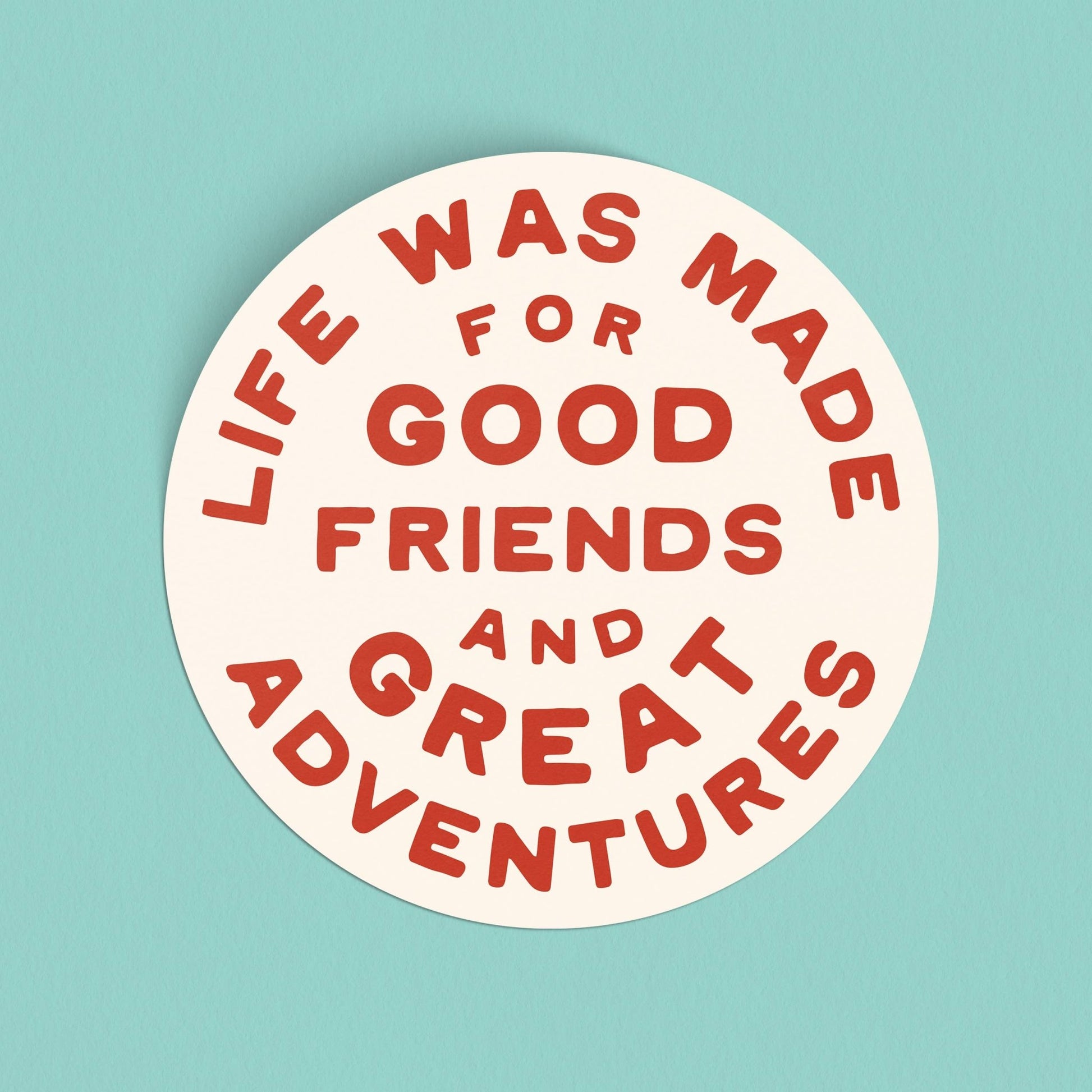 Great Adventures Vinyl Sticker (Various Colors) - Wander Together Outfitters