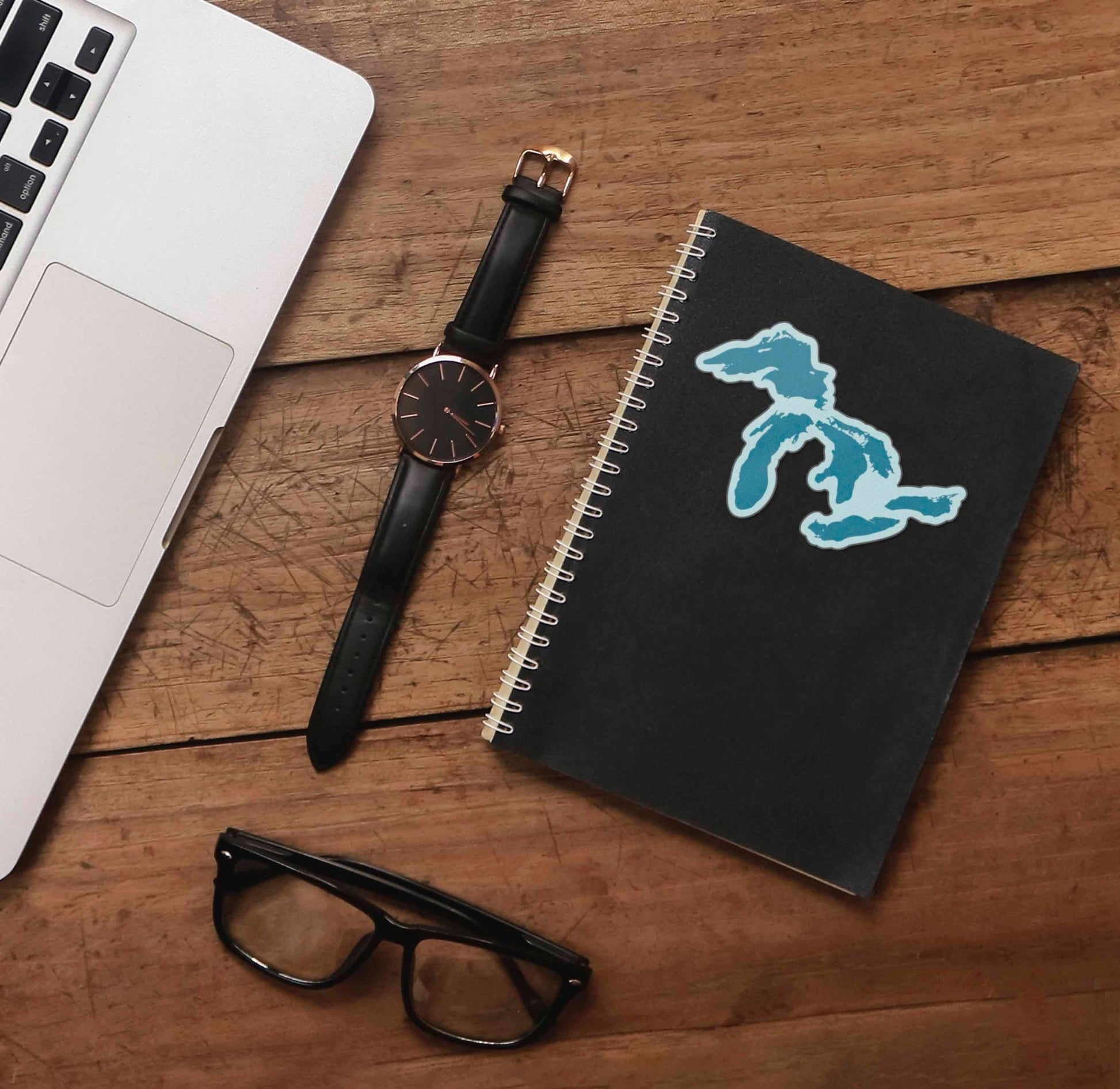 Great Lakes Map Vinyl Sticker - Wander Together Outfitters