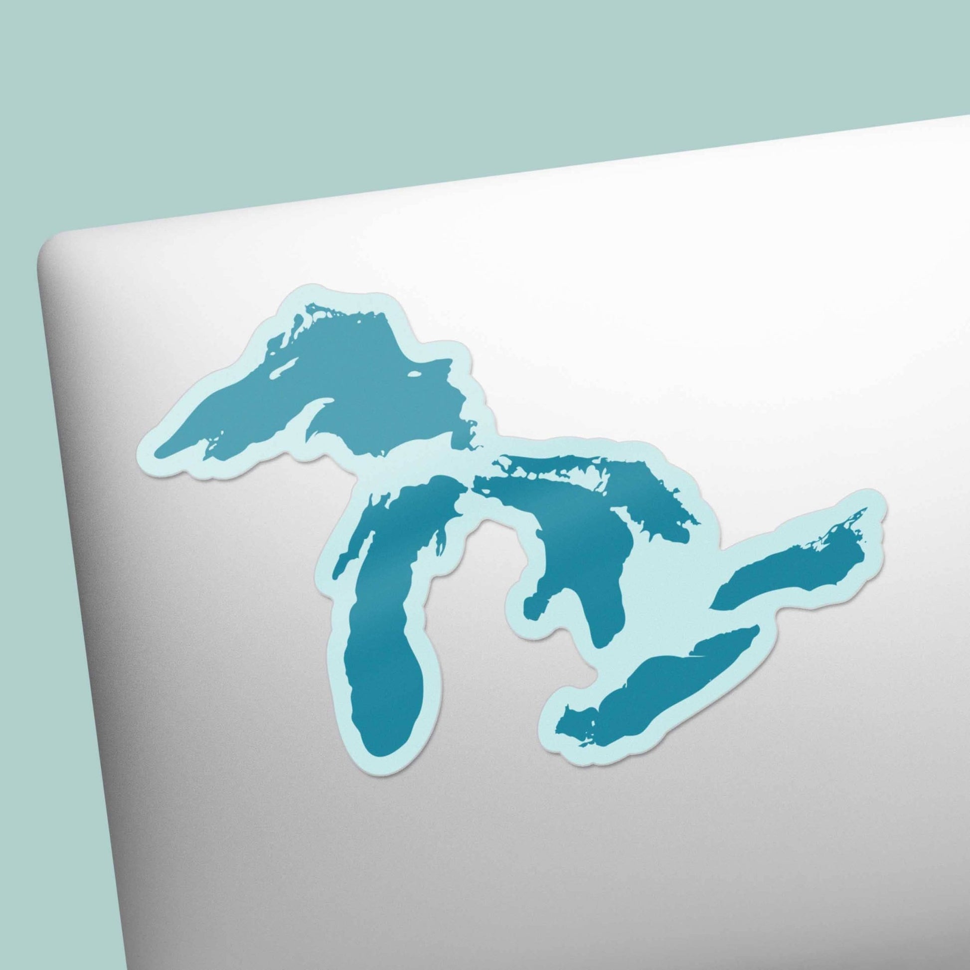Great Lakes Map Vinyl Sticker - Wander Together Outfitters