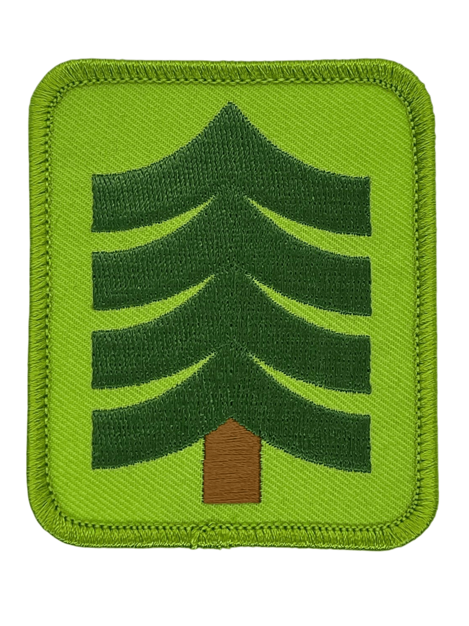 Great Outdoors Tree Embroidered Iron On Patch - Wander Together Outfitters