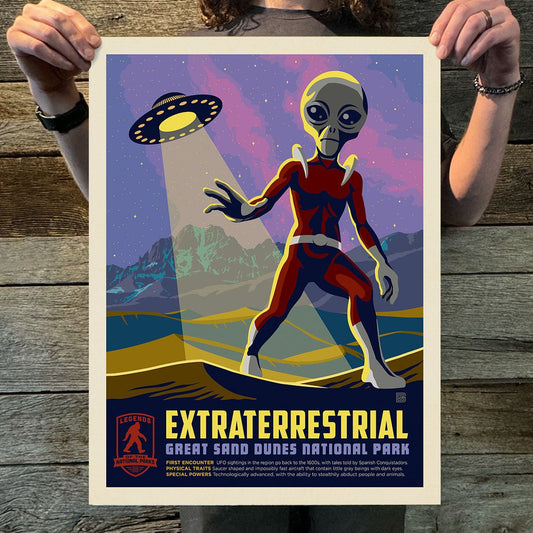 Great Sand Dunes National Park: Extraterrestrial (Legends & Monsters) Art Print - Wander Together Outfitters