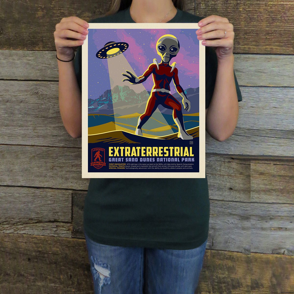 Great Sand Dunes National Park: Extraterrestrial (Legends & Monsters) Art Print - Wander Together Outfitters