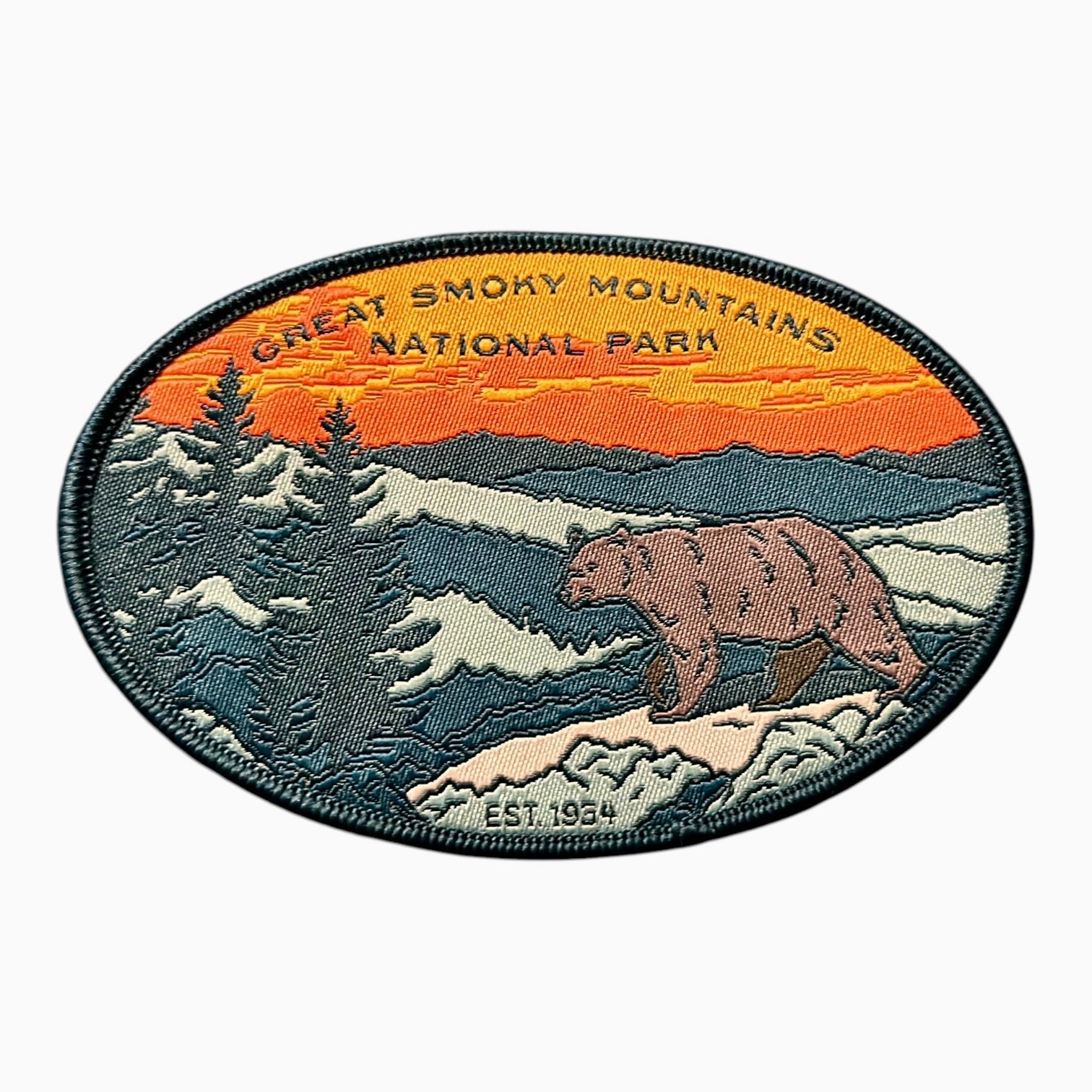 Great Smoky Mountains Iron On Patch - Wander Together Outfitters