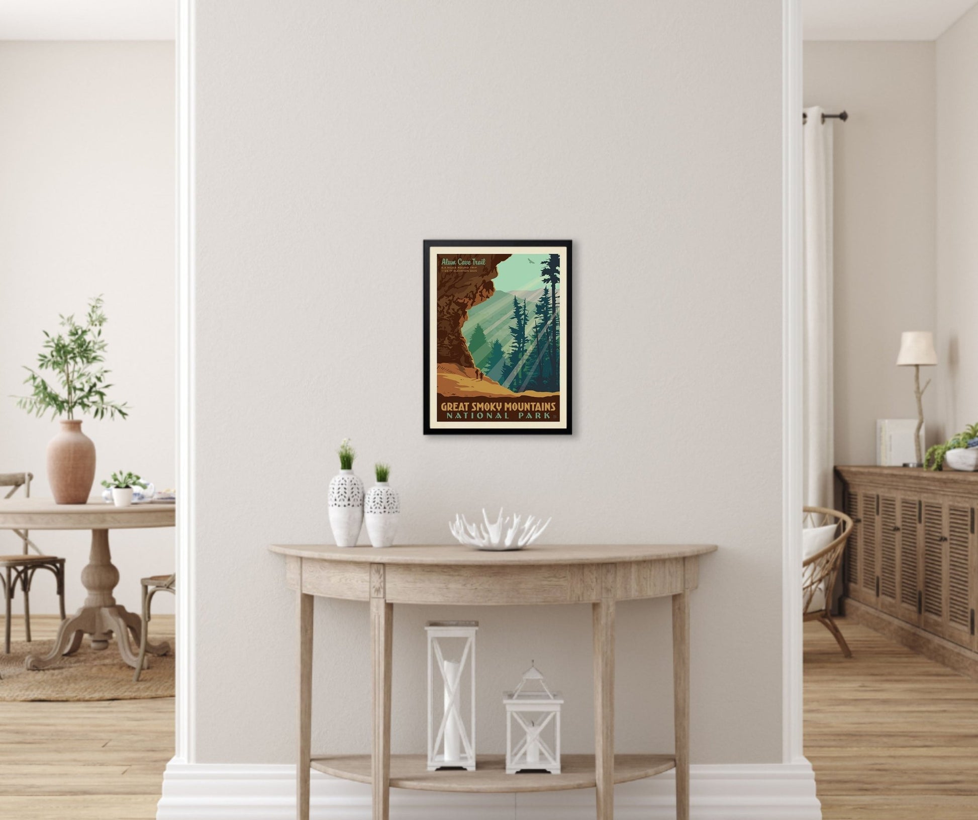 Great Smoky Mountains National Park: Alum Cave Art Print - Wander Together Outfitters