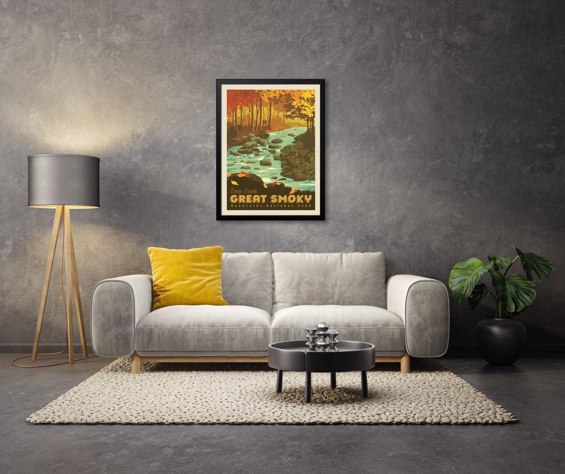 Great Smoky Mountains National Park: Deep Creek (63 National Parks) Art Print - Wander Together Outfitters