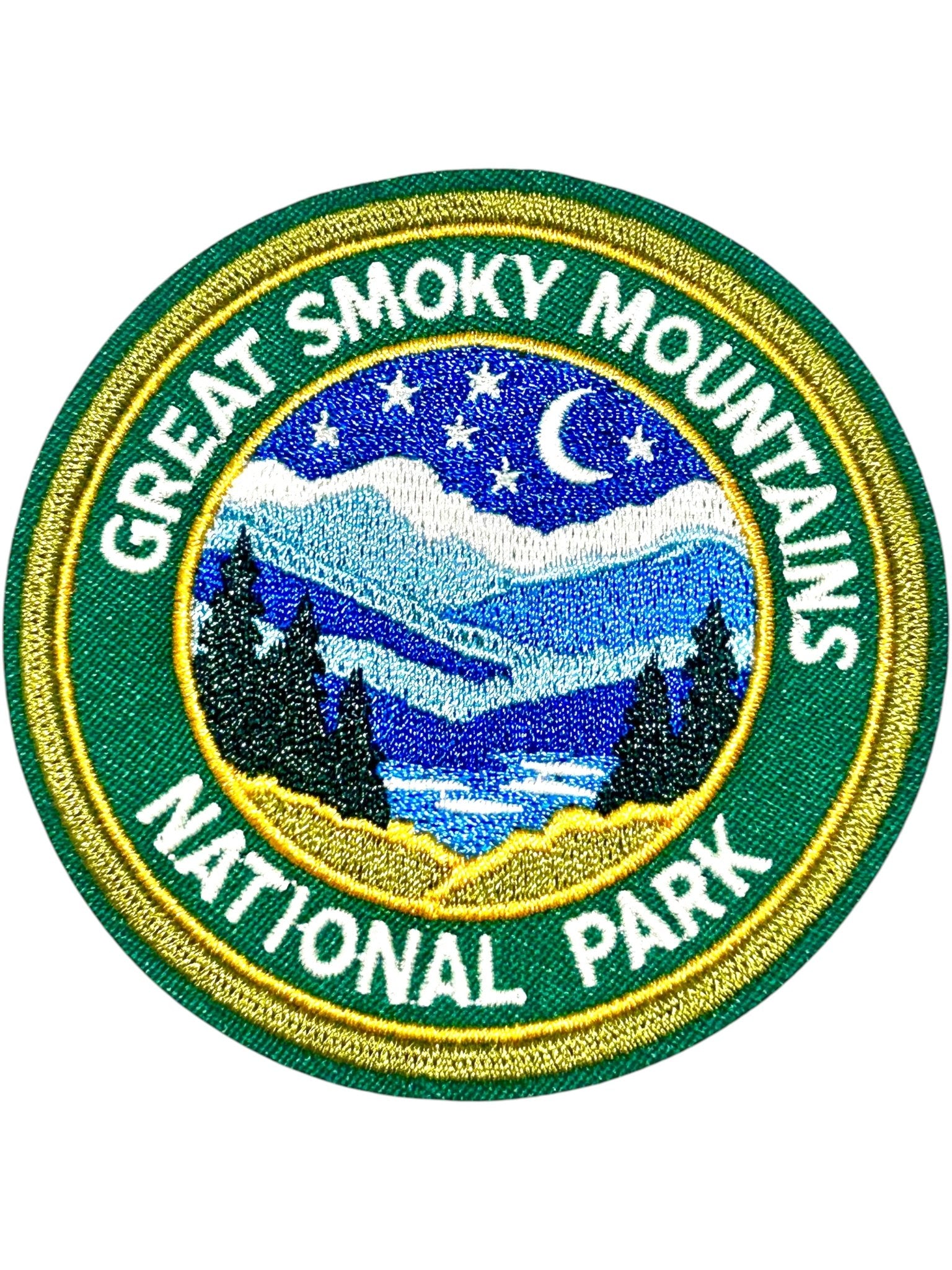 Great Smoky Mountains Night Sky Iron On Patch - Wander Together Outfitters