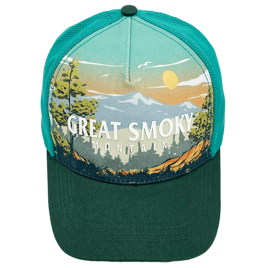 Great Smoky Mountains Scenic Sunset Hat - Wander Together Outfitters