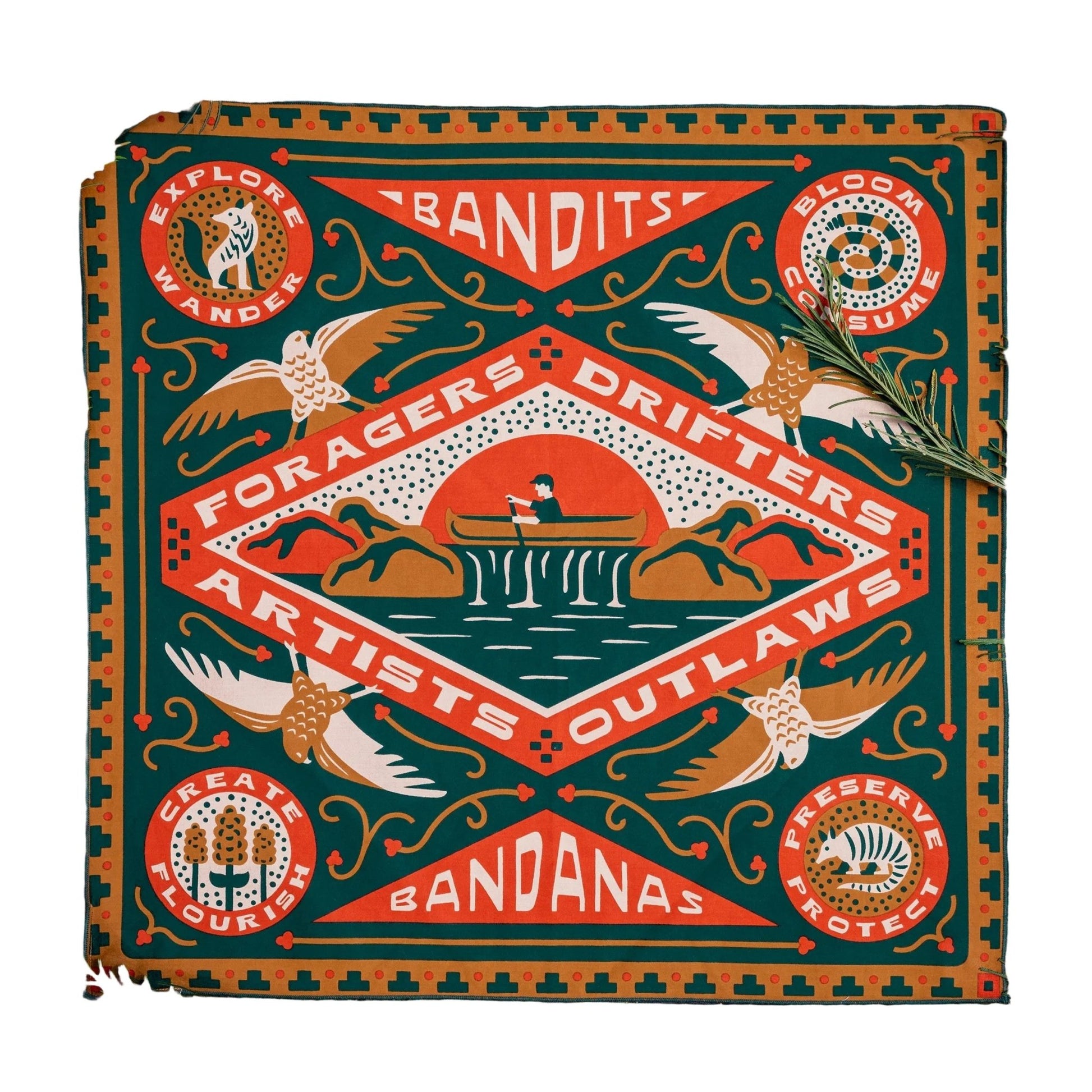 "Greenbelt" Bandana - Wander Together Outfitters