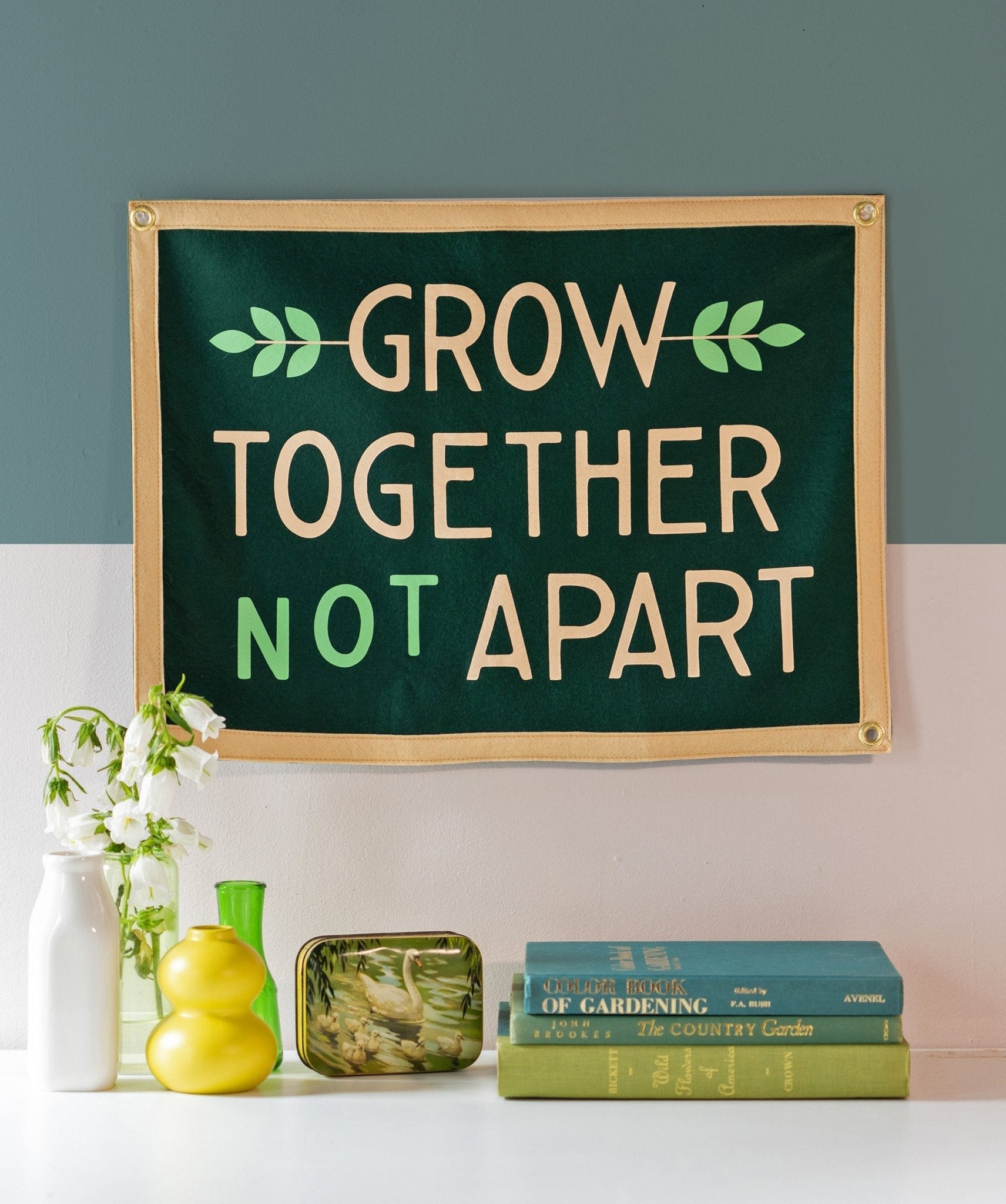 "Grow Together Not Apart" Camp Flag Pennant - Wander Together Outfitters