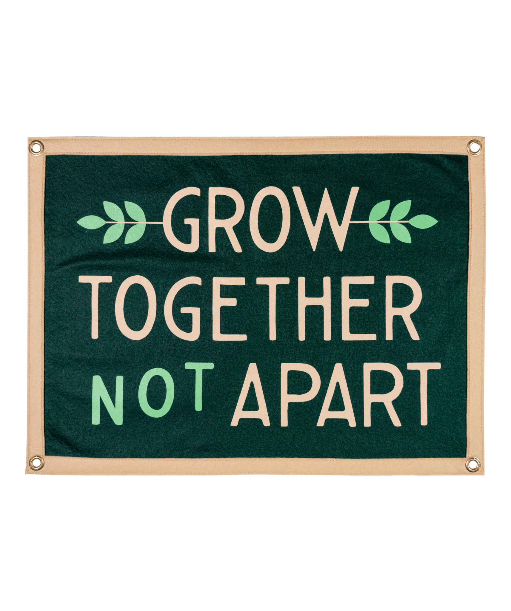 "Grow Together Not Apart" Camp Flag Pennant - Wander Together Outfitters