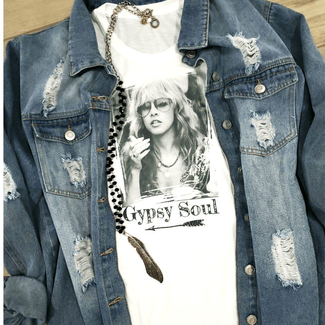 "Gypsy Soul" Stevie Graphic Tee - Wander Together Outfitters