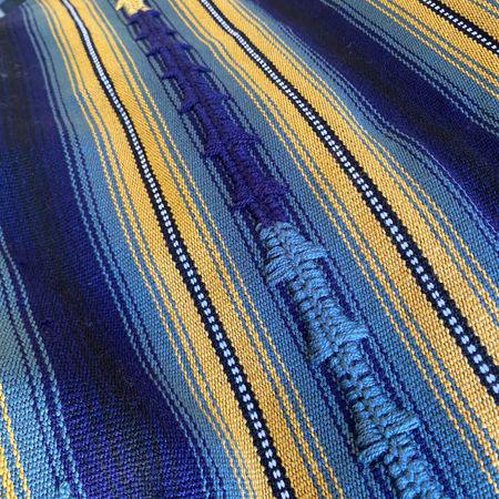 Hacienda Sarape Striped Colorful Blanket - Guatemala - Wander Together Outfitters