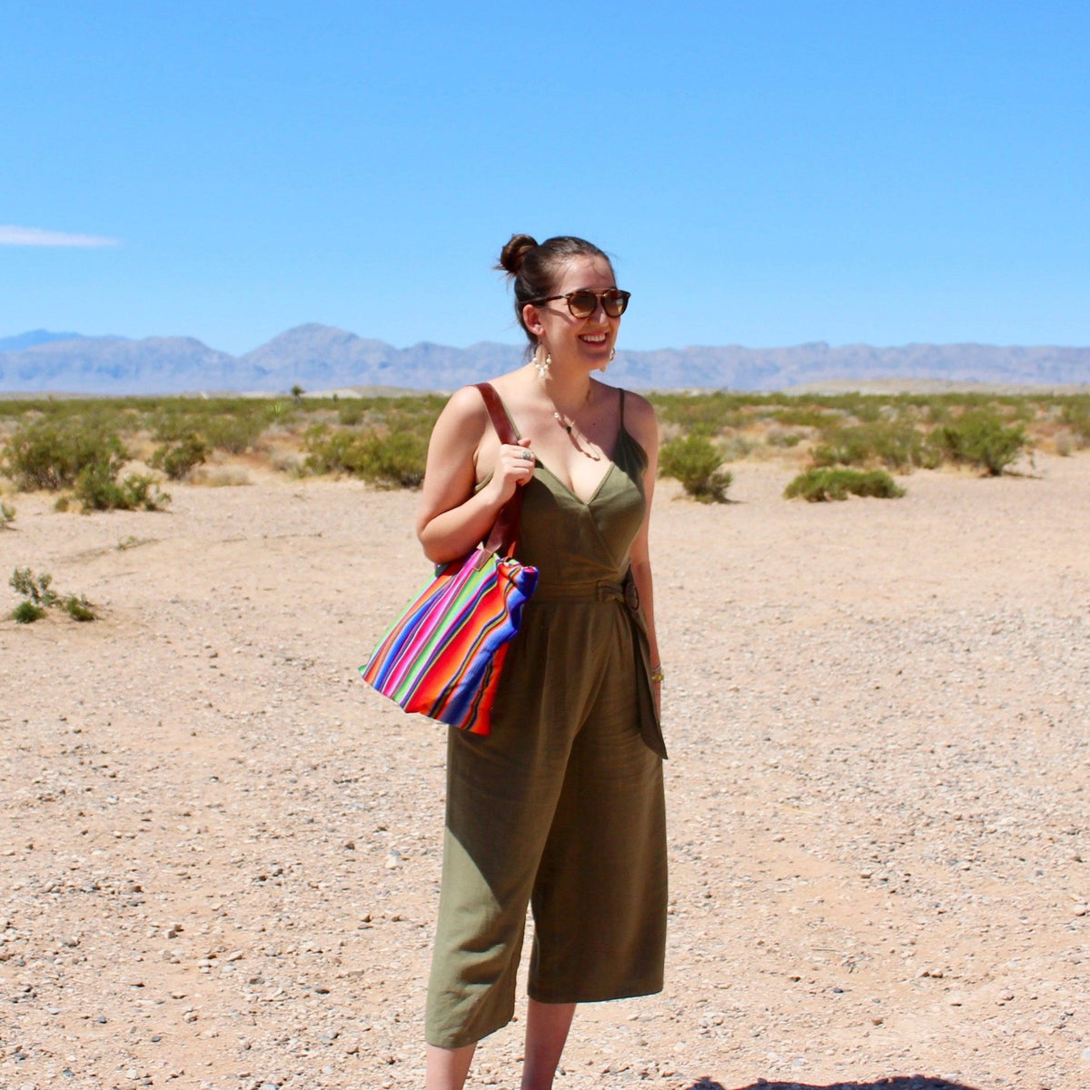 Hacienda Stripe Sustainable Computer Overnight Tote - Guatemala - Wander Together Outfitters