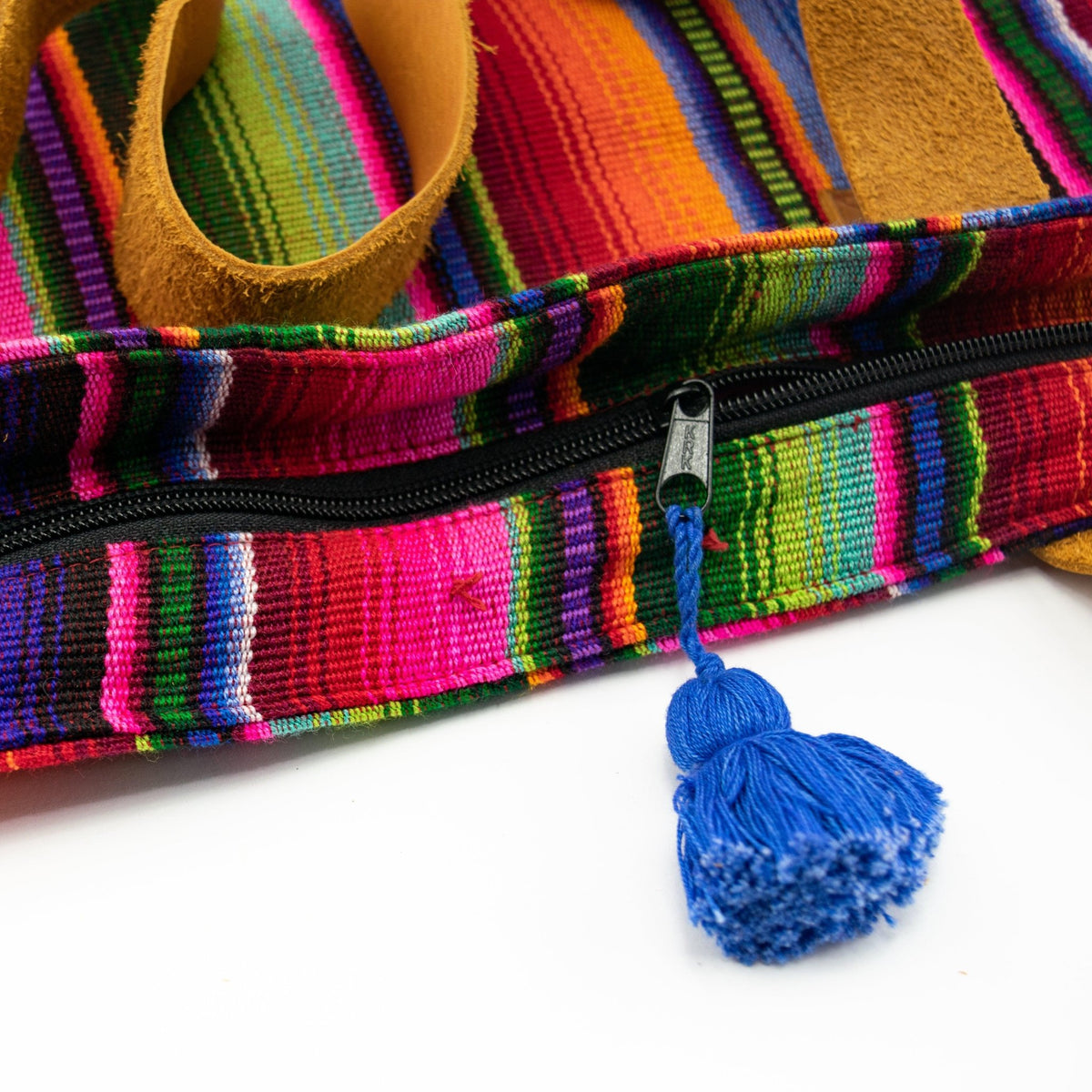 Hacienda Stripe Sustainable Computer Overnight Tote - Guatemala - Wander Together Outfitters