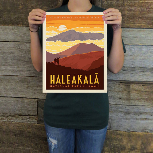 Haleakala National Park (63 National Parks) Art Print - Wander Together Outfitters