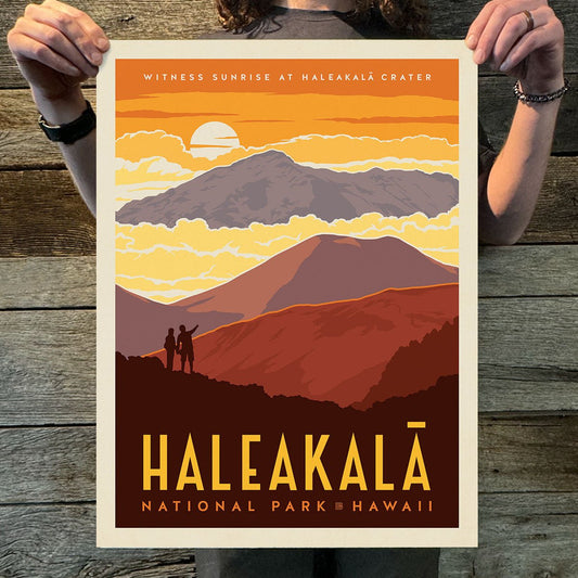 Haleakala National Park (63 National Parks) Art Print - Wander Together Outfitters