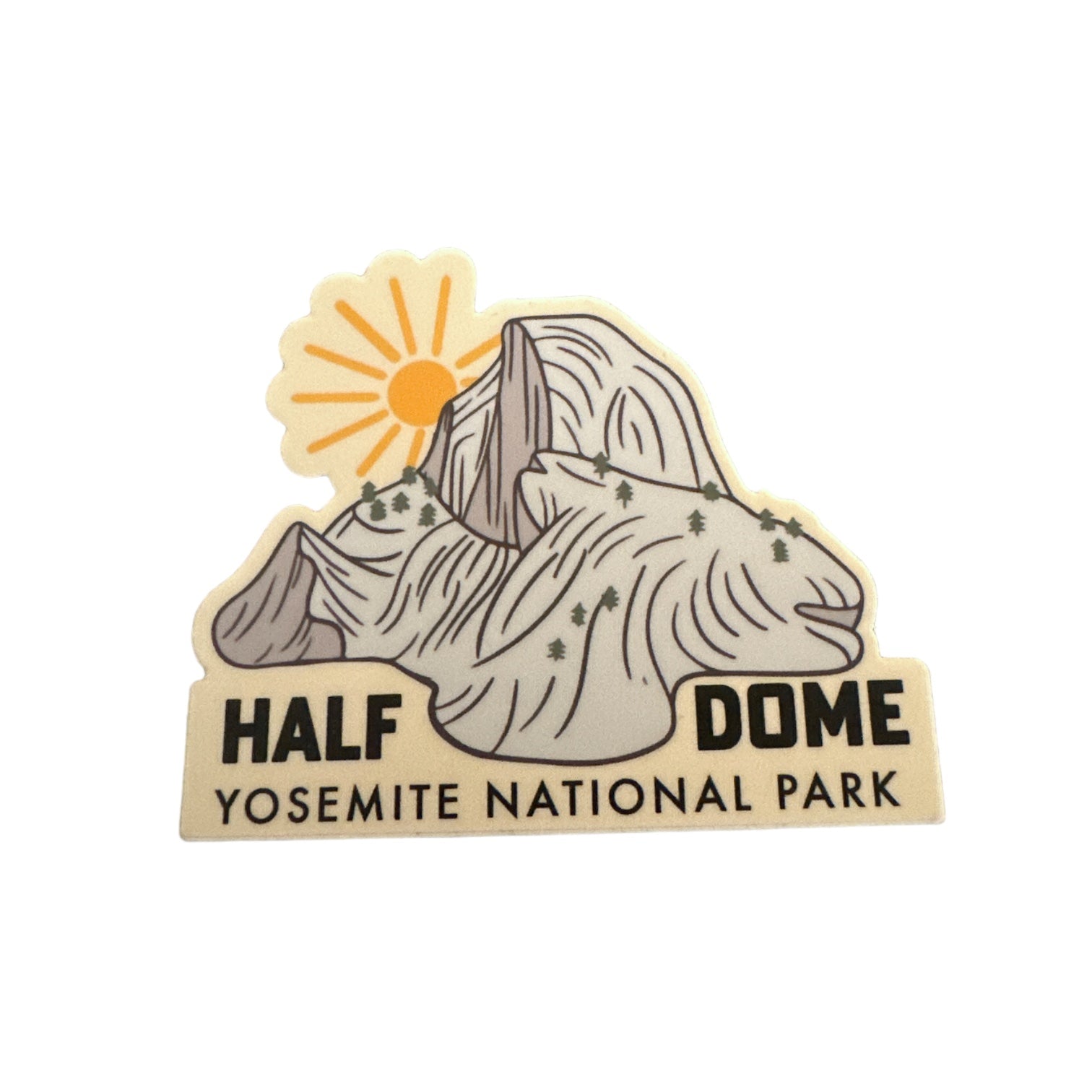 “Half Dome” Yosemite National Park Sticker - Wander Together Outfitters