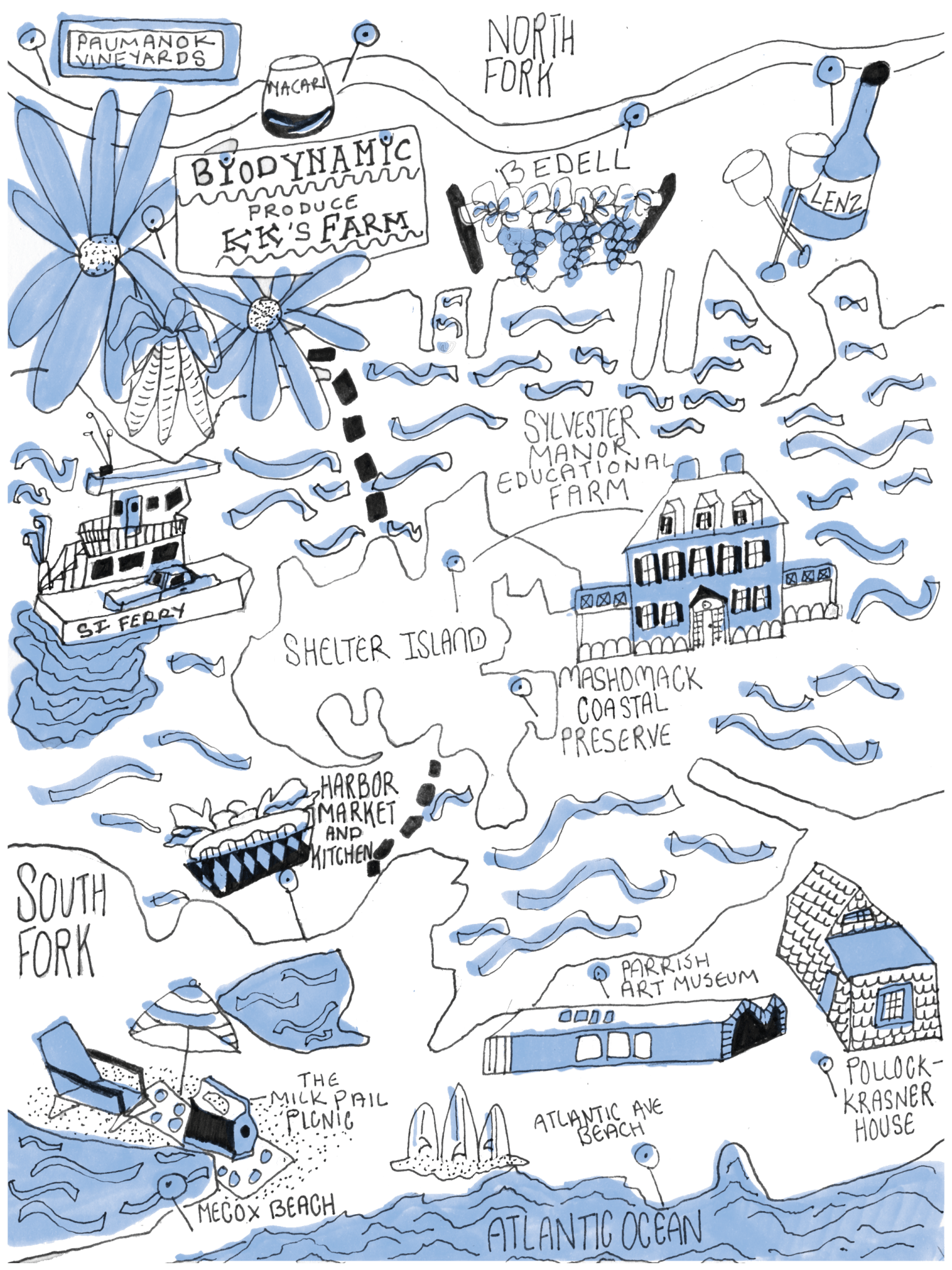 Hamptons & North Fork Field Guide - Wander Together Outfitters
